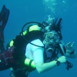 Diving and Look\'en fine doing it