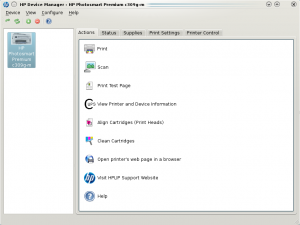 HPLIP Linux Interface